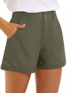 lot 53522 image: FACTORY SEALED - Dokotoo Shorts for Women Comfy Resort Wear 2025 Womens Fashion Womens Shorts Summer Outfits for Women Green Small - Small