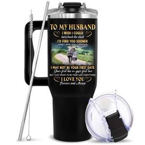 lot 53545 image: FACTORY SEALED - VUNVUT86 Valentine Gift For Husband - Gifts For Husband From Wife - Husband Gifts - To My Husband Tumbler - Wedding, Anniversary, Birthday Gifts For Hubby, Dad, Groom, Mr, Grandpa, Men 40 OZ
