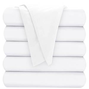 lot 53552 image: FACTORY SEALED - Oakias King Size Flat Sheet only 2 Pack,Hotel Quality Top Flat Bed Sheets,Microfiber Cotton Sheet,Breathable and Cooling,Fade & Wrinkle Free -Stain & Shrink Resistant Bedding - Oeko-tex Sheets,White