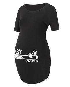 lot 53567 image: FACTORY SEALED - Maternity Shirt Funny Women Summer Maternity Baby Loading Short Sleeve Tops for Pregnant (X-Large)