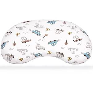 lot 53587 image: BYRIVER 12x22 Kids Pillow for Sleeping, Bed Pillow for Toddler Children Boy Girls, Cooling Cute Truck Pillowcase, Small Pillow for Daycare Preschool Nap, Gifts for Kids Ages 3-8(CarCity) - Retail $21