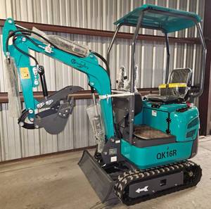 lot 3886 image: Unused 2025 AGT QK16R Excavator - New Model - Hydraulic Thumb - Dual Auxiliary Hydraulics for Attachments - Hydraulic Fan & Cooler - 7in Rubber Tracks for Better Stability and Stronger Base