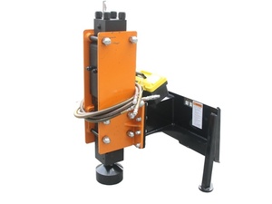 lot 4050 image: Unused 2025 Wolverine Post Driver Skid Steer Attachment