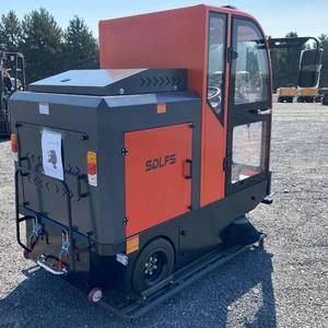 lot 107 image: Unused 2025 High End Intelligent Floor Sweeper-Premium Controllers, 99% Dust Containment, All-Weather Operator Cab, Ergonomic Controls, Twin Sprayers, Oversize Water Tank, Smart Voltage Protection Maintenance-Free Batteries - Damaged, See Description