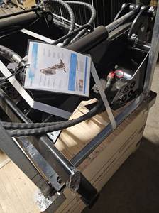 lot 4308 image: Unused 2025 IRLD Digger Arm Backhoe Attachment for Mini Skid Steer - Heavy Duty Built for Tough Ground Conditions - Quick Connect System - 52x22.5x31.5in - 8in Bucket Width - 245bs