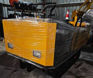 lot 4203 image: 2025 Unused SDLD25 Tracked Auto DumperHauler-3307lb Load Capacity-Top Speed 9.32mph Sides & Tailgate Fold Down or Removable for Flatbed Hauling-Electronic Ignition-Small Turn Radius - Damaged, See Pics & Description