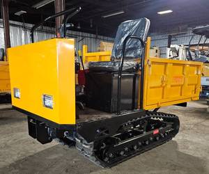 lot 4201 image: 2025 Unused SDLD25 Tracked Auto DumperHauler-3307lb Load Capacity-Top Speed 9.32mph Sides & Tailgate Fold Down or Removable for Flatbed Hauling-Electronic Ignition-Small Turn Radius