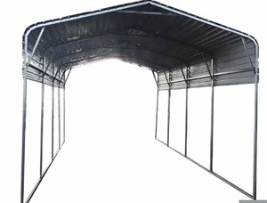 lot 3983 image: Unused 2025 LandHonor All Steel 11x19ft All-steel Carport w 10 Open Sidewall