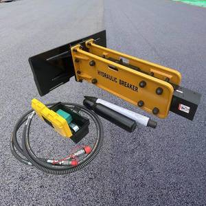 lot 4015 image: Unused 2025 Wolverine Skid Steer Hydraulic Concrete Breaker - Model CB-11-750F