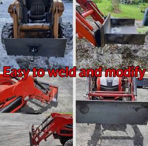 lot 3961 image: 2025 Unused Wolverine QMP3-16-6T Yintatech 14 Universal Quick Attach Mount Plate