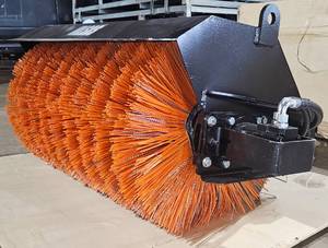 lot 4284 image: Unused IRLSAS - Mini Skid 47in Snow Angle Sweeper