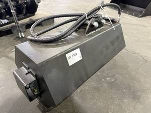 lot 4273 image: Unused 2025 Industrial-Grade Hydraulic Flail Mower Attachment Designed for Mini Skid Steer Loaders