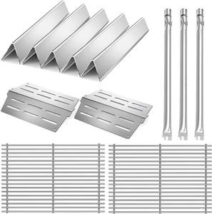 lot 7853 image: $104 19.5 Stainless Steel Grates & Flavorizer Bars for Weber E330