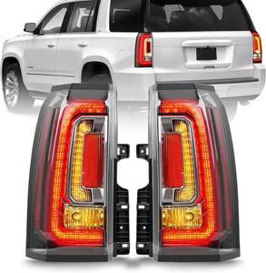 lot 7856 image: $140 LED Tail Lights Fit GMC YukonYukon XL 2015-2020, Rear Brake