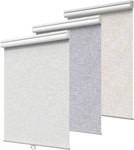 lot 7877 image: GENIMO 100% Blackout Roller Shades, 23 W X 72 H, Linen