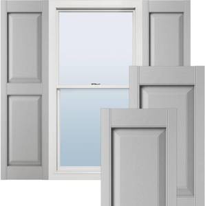 lot 7893 image: $60 Vinyl Shutters, 14.75W x 67H, Paintable, Installation Kit Incl.