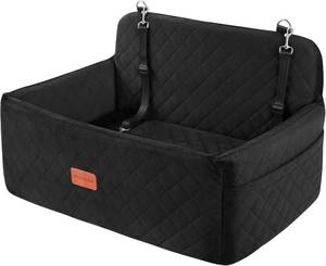 lot 7900 image: $80 Dog Car Seat for MedLarge Dogs, Booster, Detachable, Black