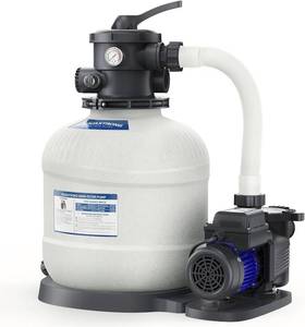 lot 7937 image: $300 AQUASTRONG 16in Sand Filter Pump, 34 HP Pool Pumps