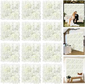 lot 7957 image: $49 Silk Flower Panel 1515in for Wedding Backdrop - 12 Pcs