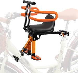 lot 7996 image: $60 Kids Bike Seat with Handlebar & Foot Pedals, Detachable.