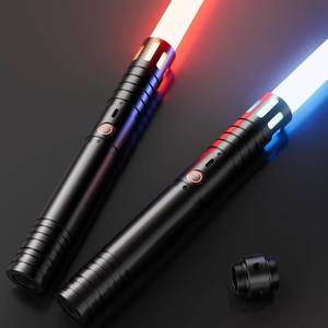 lot 8021 image: $70 Lightsaber Duo Metal Hilt Force Fx Rechargeable 2-Pack, 40 in
