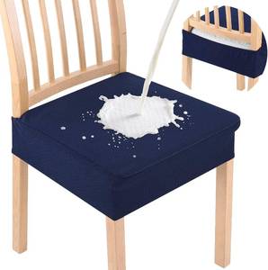 lot 8056 image: Smiry Waterproof Chair Seat Covers Set of 4, Federal Blue