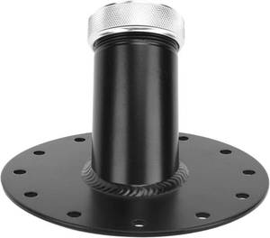 lot 8059 image: 45 Fuel Cell Neck, 12 Bolt Base, Aluminum Cap, 1.5 ID (Black)