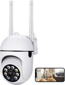 lot 8069 image: PEGATISAN 3MP WiFi Camera, Pan-Tilt 360 , 2-Way Audio, Waterproof