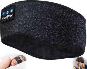 lot 8095 image: MUSICOZY Bluetooth 5.4 Sleep Headphones HD Stereo, Sports Use