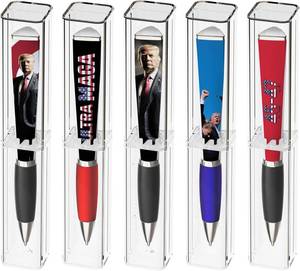 lot 8096 image: ANINKABOVE Donald Trump 5-Pack Pens - Presidential Collectible