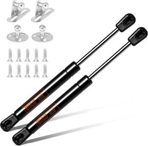 lot 8122 image: 7.5 Inch Gas Struts Shock 10lb45N for Rv Cabinet, Set of 2