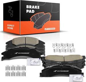 lot 8180 image: $72 A-Premium Front & Rear Brake Pads for Ford E-150E-250E-350E-450