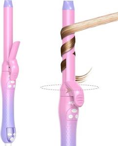 lot 8194 image: Rotating Curling Iron, Beach Waves Curler - For Fine Hair