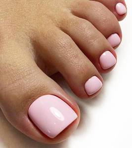 lot 8198 image: Morily Press on Pink Fake Toenails - 28Pcs