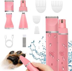 lot 8220 image: Dog Grooming Clippers Kit-Rechargeable Cat Trimmer Tools