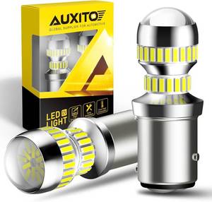 lot 8225 image: AUXITO 1157 LED Bulb, 400% Bright Backup Brake Lights, 6000K