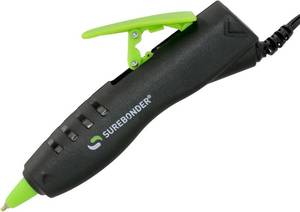 lot 8226 image: Surebonder GP-100F Ergonomic Detail Tip Mini Hot Glue Pen, 10W