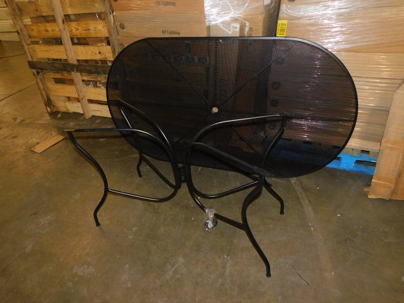 lot 2233 image: Jackson Oval Patio Dining Table