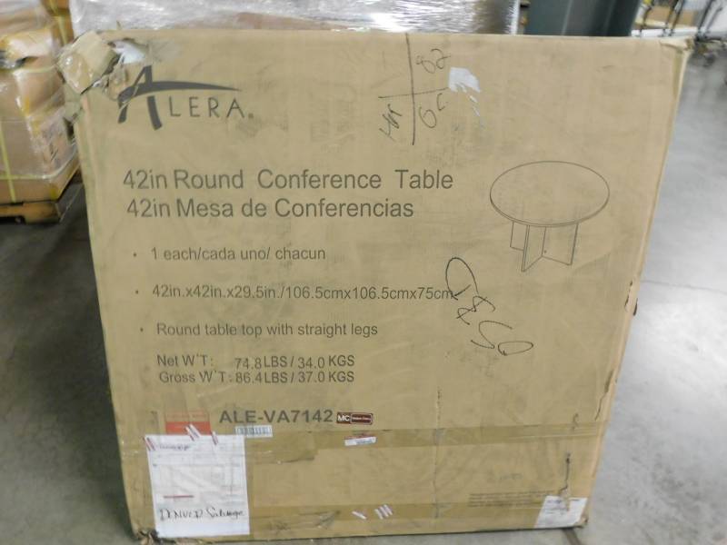 lot 2246 image: Alera 42 Round Conference Table