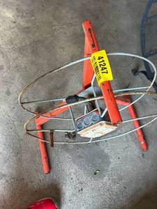 lot 41247 image: Vintage Industrial Power Strip cord reel