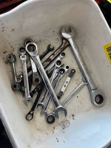 lot 41262 image: Chrome Vanadium Wrench Set with Proto Tools