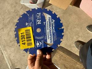 lot 41301 image: Avanti Pro 7-14 24T FramingCharpente Circular Saw Blade