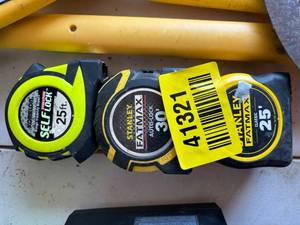 lot 41321 image: Professional Measuring Tape Set - Stanley FatMax Collection
