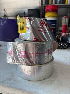 lot 41325 image: 3M Cold Weather and Duck Brand HVAC Aluminum Foil Tape Bundle