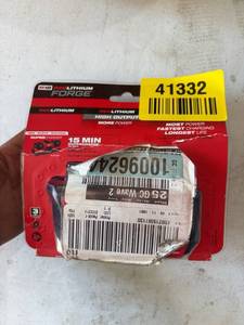 lot 41332 image: Milwaukee M18 REDLITHIUM FORGE XC6.0 Battery