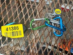 lot 41386 image: Knight 1M-3FT Measuring Tape with Carabiners
