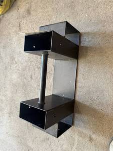 lot 41411 image: Industrial Steel Barbell Rack Stand
