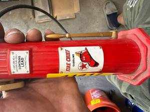lot 41417 image: Vintage Texaco Fire Chief Gas Pump Nozzle