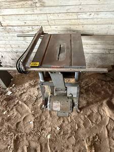 lot 41501 image: Vintage Rockwell Table Saw Model