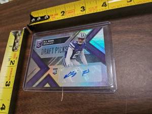 lot 33 image: 2018 Elite Draft Picks D.J. Reed Wildcats Rookie Autograph Card